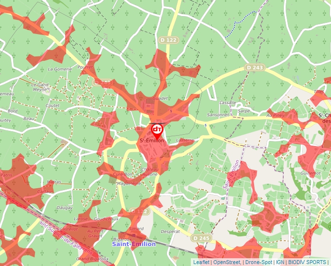 Carte Géoportail pour les drones de loisir