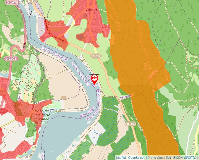 Carte Géoportail pour les drones de loisir