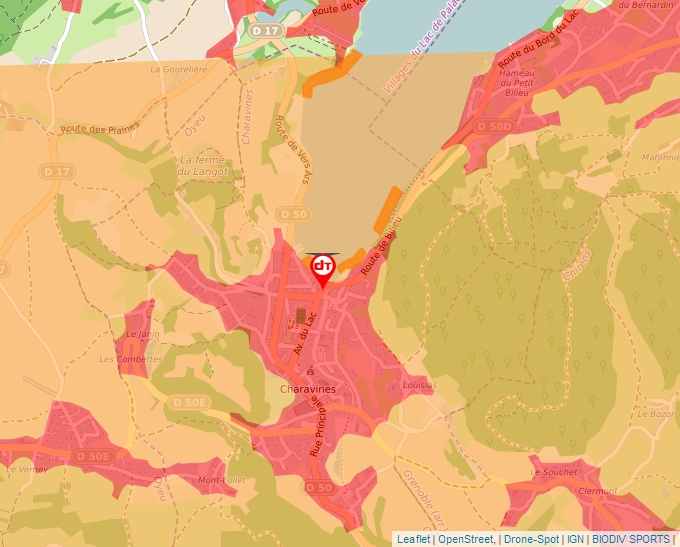 Carte Géoportail pour les drones de loisir