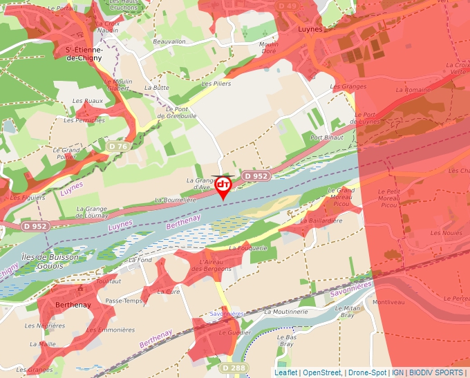 Carte Géoportail pour les drones de loisir