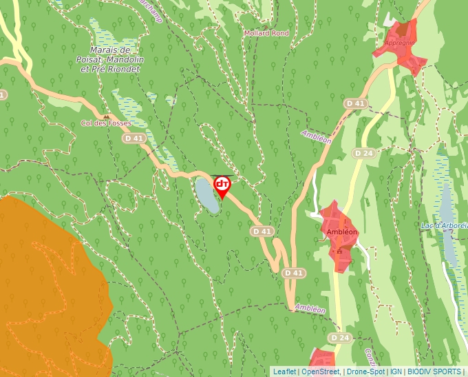 Carte Géoportail pour les drones de loisir