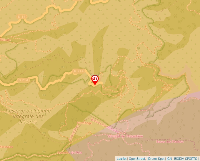 Carte Géoportail pour les drones de loisir