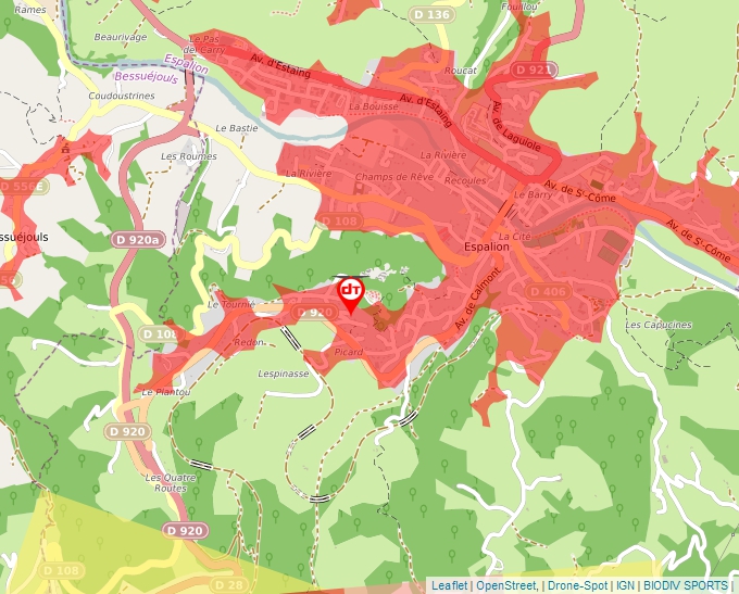 Carte Géoportail pour les drones de loisir