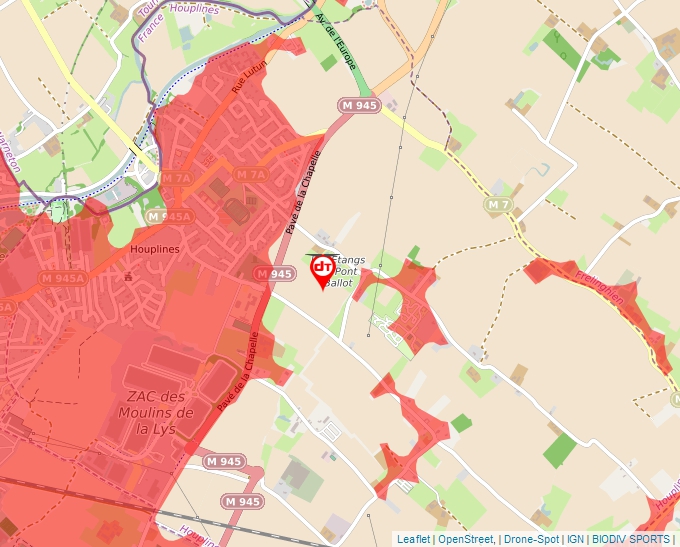 Carte Géoportail pour les drones de loisir