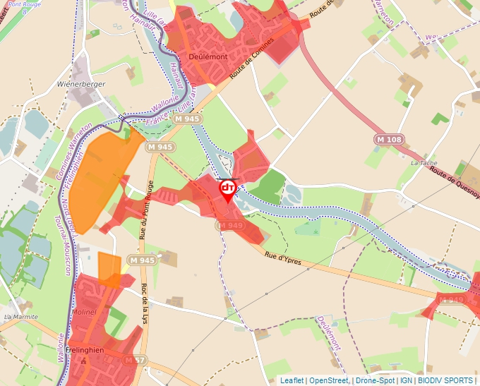 Carte Géoportail pour les drones de loisir