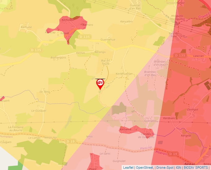 Carte Géoportail pour les drones de loisir