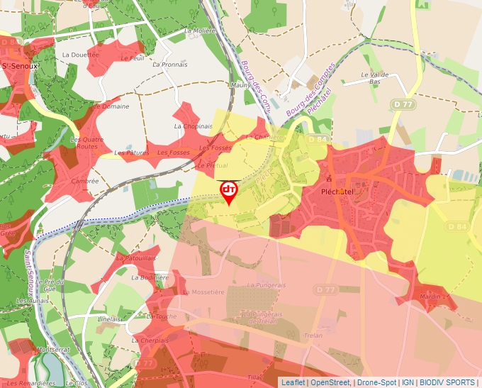 Carte Géoportail pour les drones de loisir