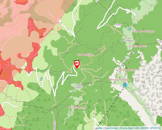 Carte Géoportail pour les drones de loisir