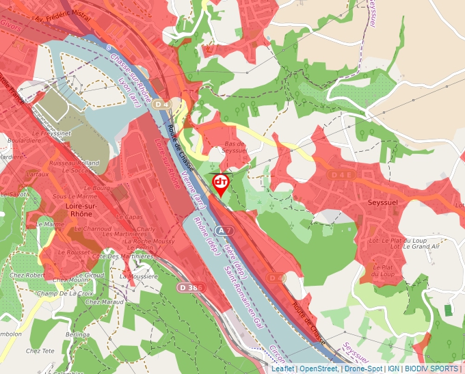 Carte Géoportail pour les drones de loisir