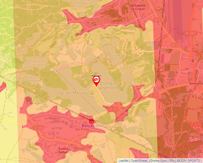 Carte Géoportail pour les drones de loisir