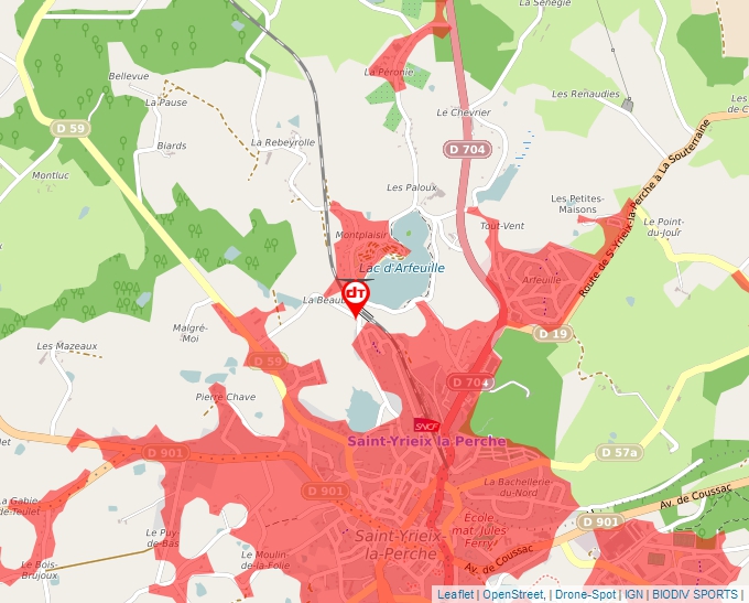 Carte Géoportail pour les drones de loisir