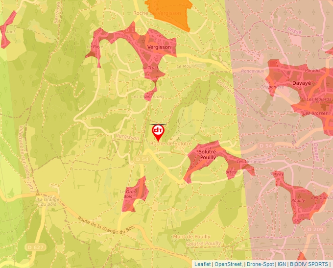 Carte Géoportail pour les drones de loisir