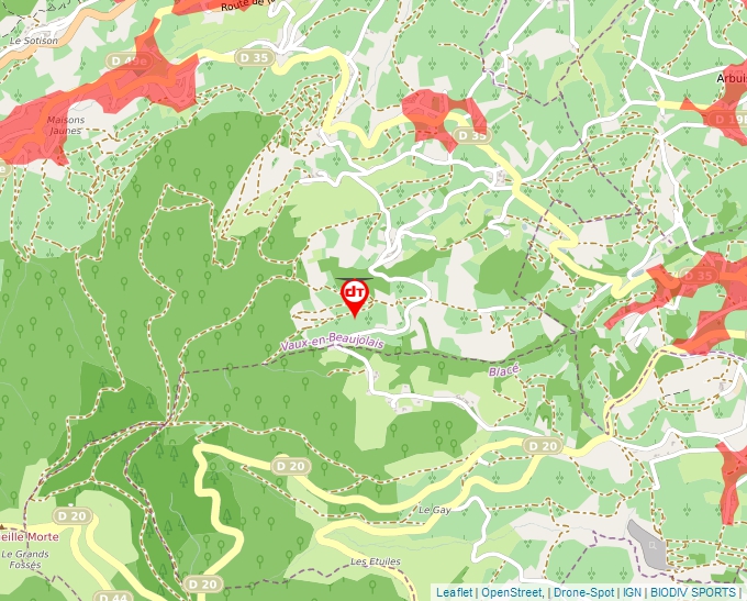 Carte Géoportail pour les drones de loisir