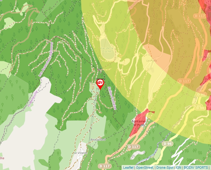 Carte Géoportail pour les drones de loisir