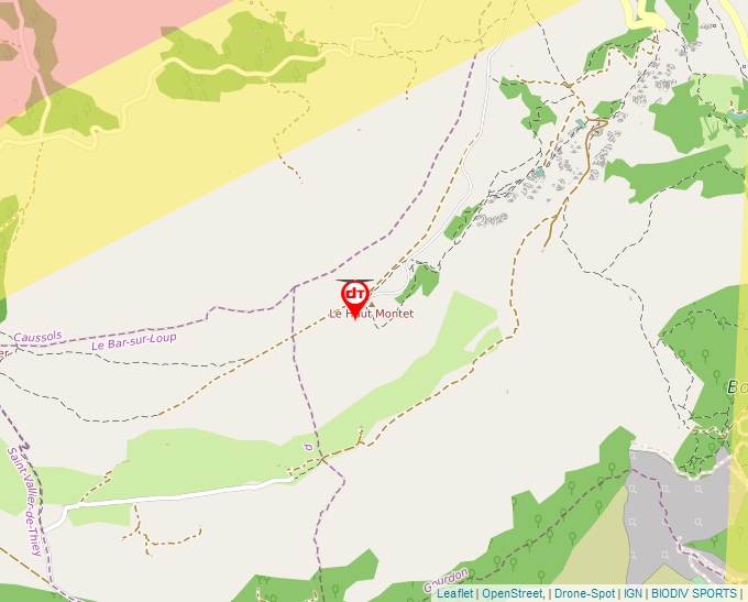 Carte Géoportail pour les drones de loisir