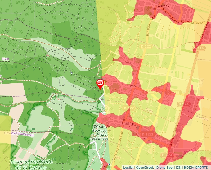 Carte Géoportail pour les drones de loisir