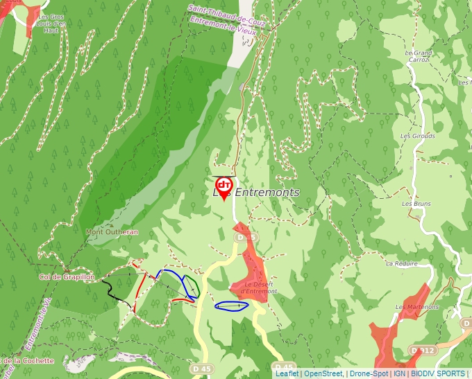 Carte Géoportail pour les drones de loisir