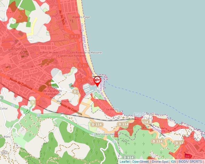 Carte Géoportail pour les drones de loisir