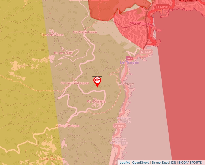 Carte Géoportail pour les drones de loisir