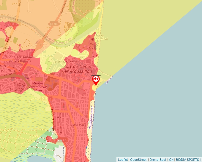 Carte Géoportail pour les drones de loisir