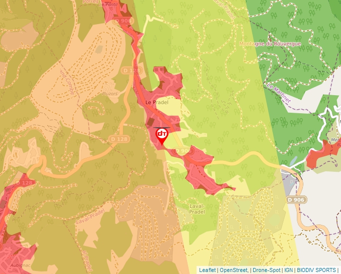 Carte Géoportail pour les drones de loisir