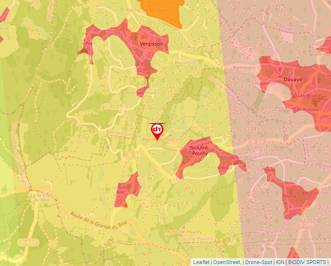 Carte Géoportail pour les drones de loisir