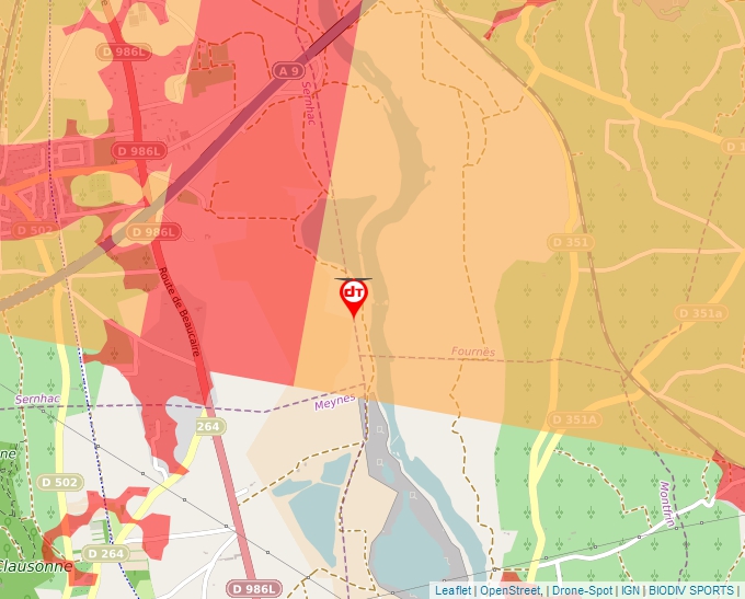 Carte Géoportail pour les drones de loisir