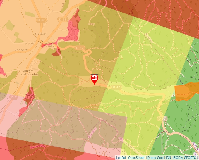 Carte Géoportail pour les drones de loisir