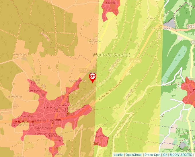 Carte Géoportail pour les drones de loisir