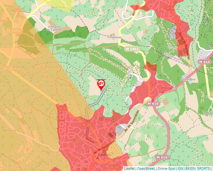 Carte Géoportail pour les drones de loisir