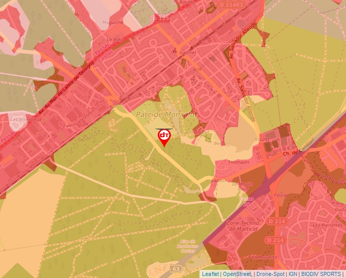 Carte Géoportail pour les drones de loisir