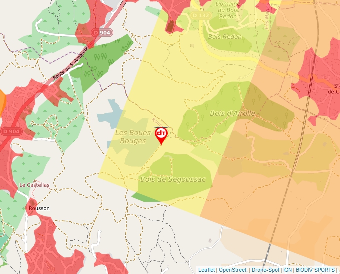 Carte Géoportail pour les drones de loisir