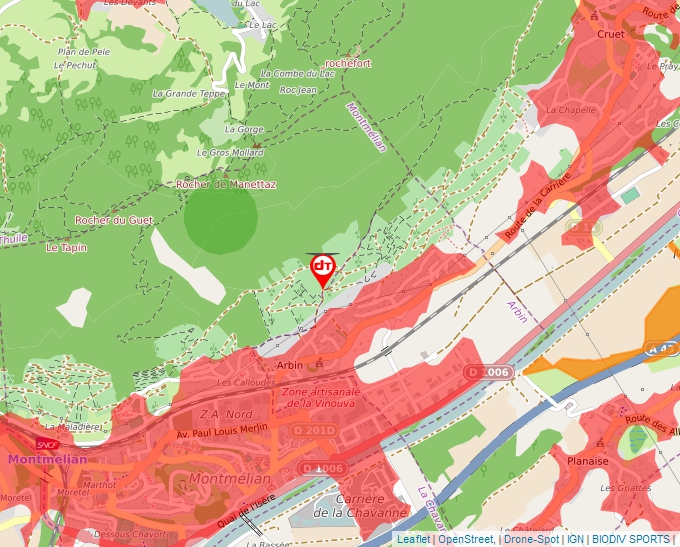 Carte Géoportail pour les drones de loisir