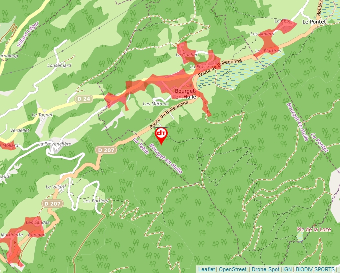 Carte Géoportail pour les drones de loisir