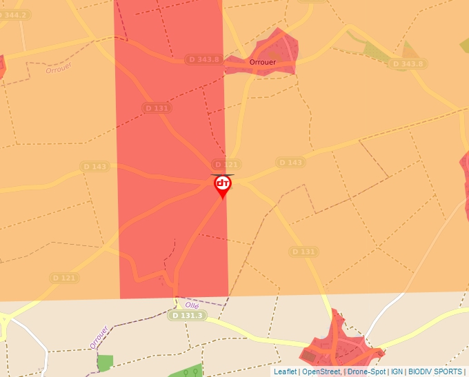 Carte Géoportail pour les drones de loisir