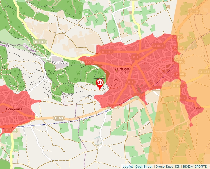 Carte Géoportail pour les drones de loisir