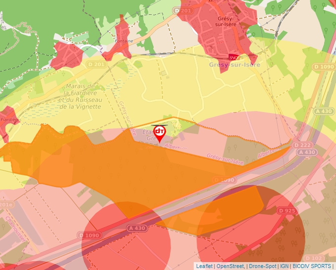 Carte Géoportail pour les drones de loisir