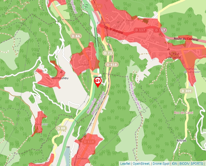 Carte Géoportail pour les drones de loisir