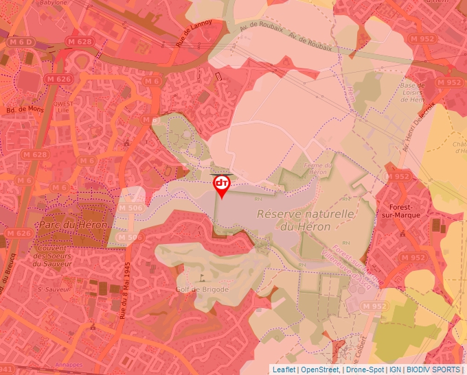 Carte Géoportail pour les drones de loisir