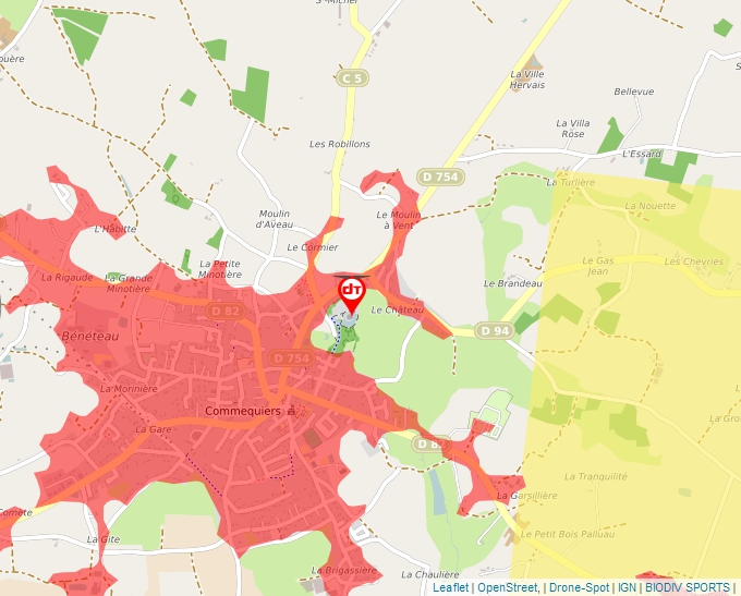 Carte Géoportail pour les drones de loisir