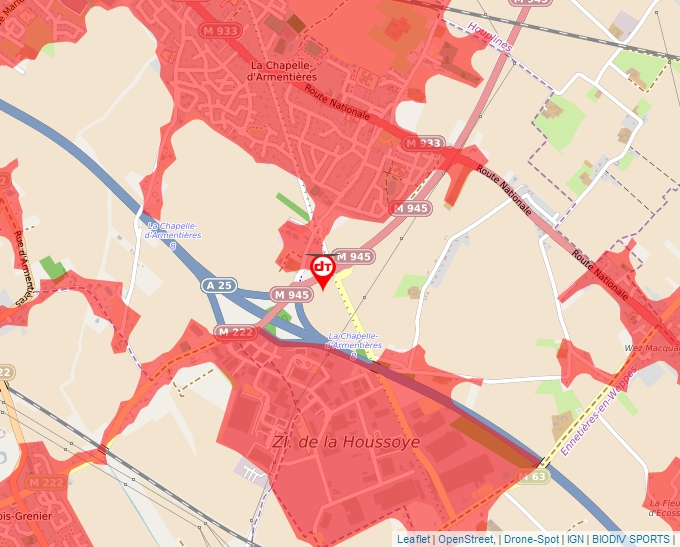 Carte Géoportail pour les drones de loisir