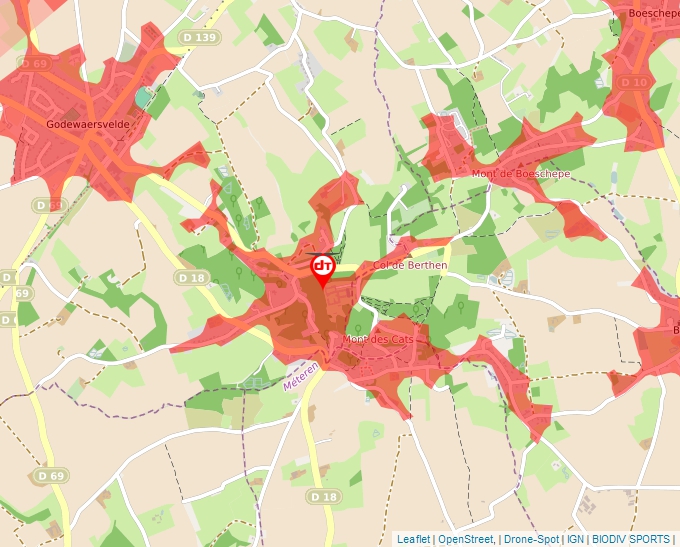 Carte Géoportail pour les drones de loisir