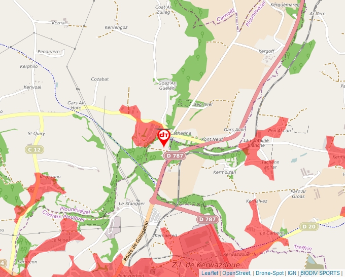 Carte Géoportail pour les drones de loisir