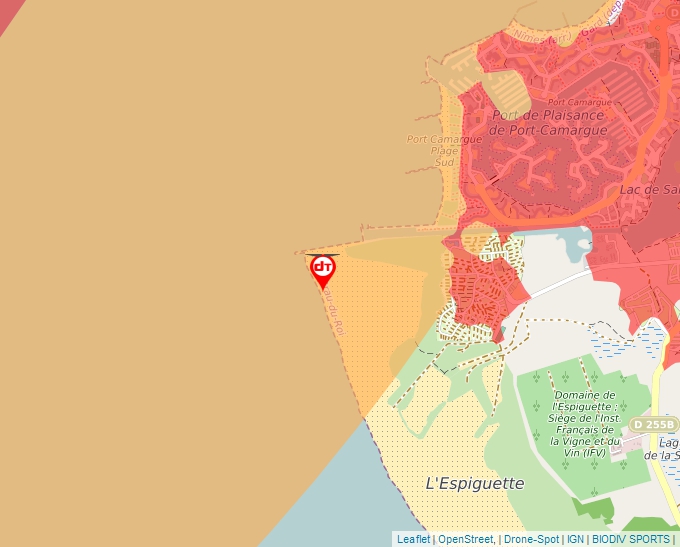 Carte Géoportail pour les drones de loisir