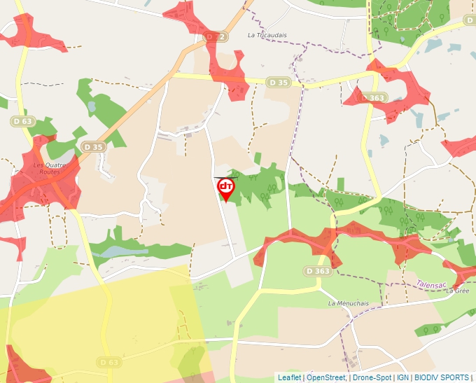 Carte Géoportail pour les drones de loisir