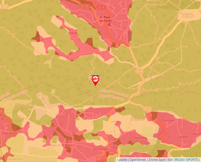 Carte Géoportail pour les drones de loisir