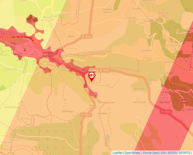 Carte Géoportail pour les drones de loisir