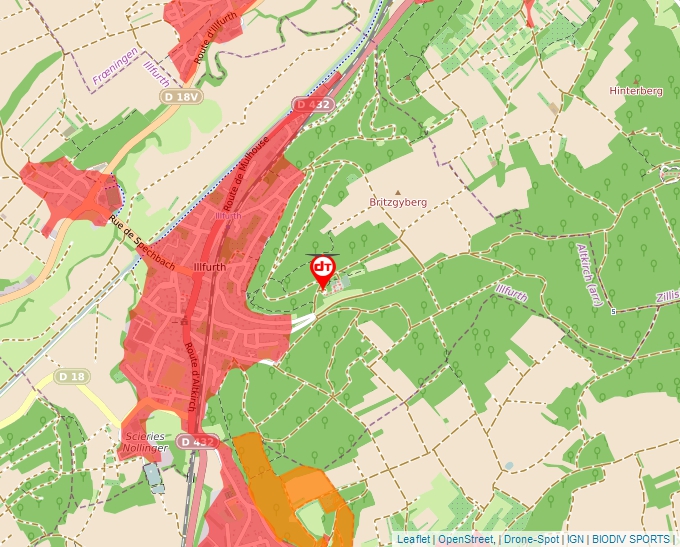 Carte Géoportail pour les drones de loisir