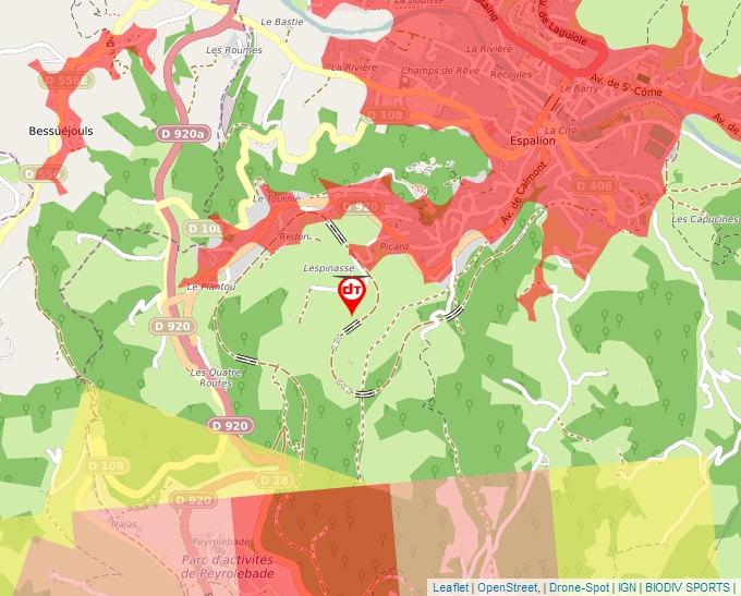 Carte Géoportail pour les drones de loisir