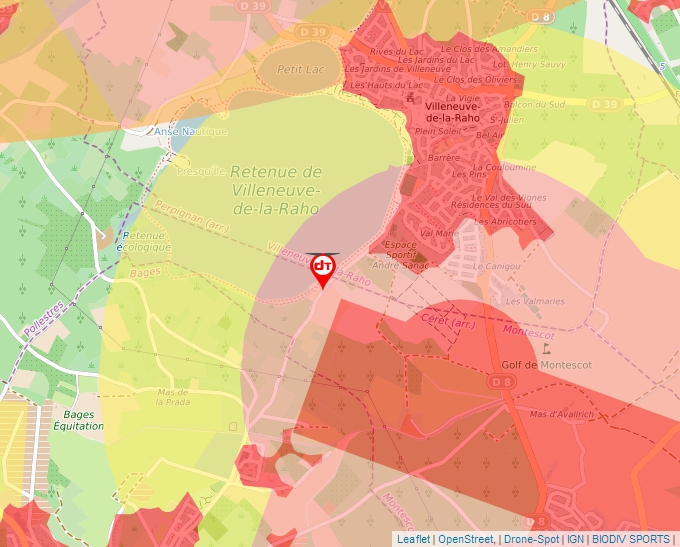 Carte Géoportail pour les drones de loisir